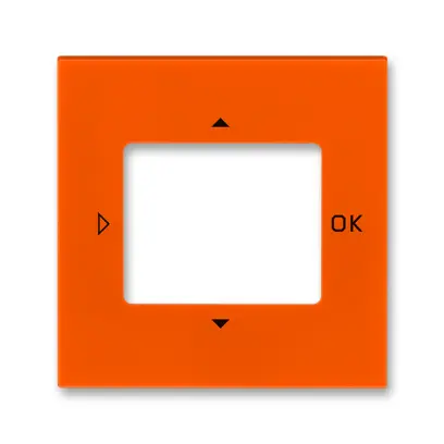 3299H-A40100 66  Kryt ovladače časovacího, s otvorem pro displej, oranžová